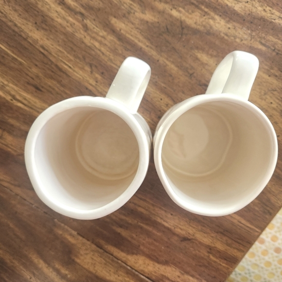 EUC Rae Dunn Hubby and Wifey Couple Mug Set - Picture 4 of 5